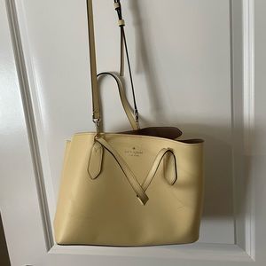 Kate spade pale yellow purse